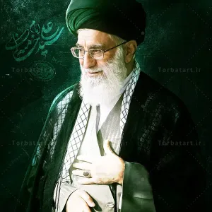 طرح لایه باز بنر شهید امام خامنه ای (2)