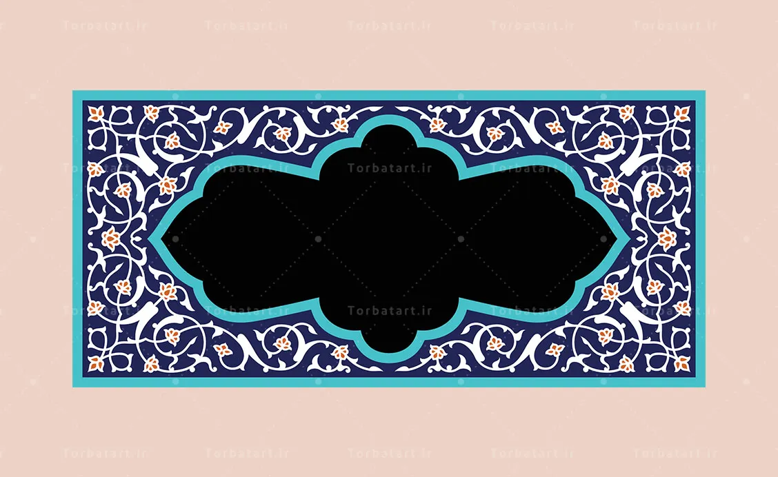 طرح کادر لچکی اسلیمی