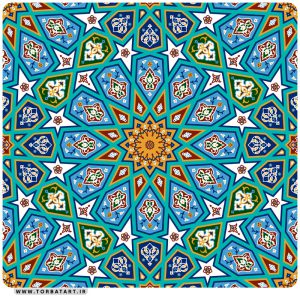 وکتور نقش کاشی کاری