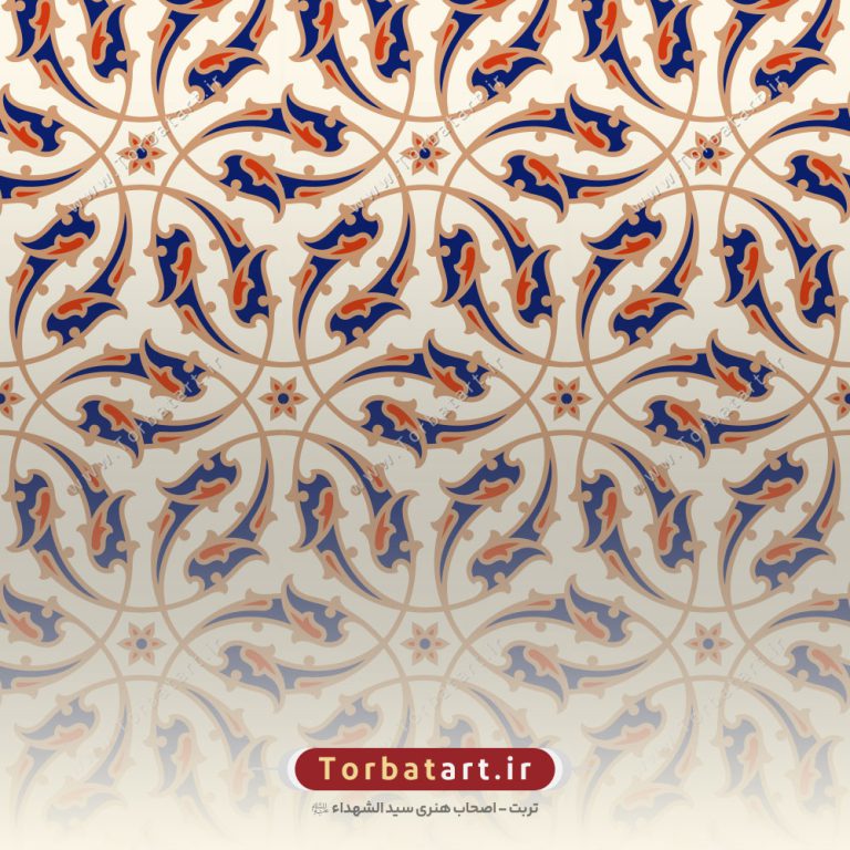 وکتور تزئینات گل اسلیمی