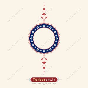 وکتور مدور تزئینی اسلیمی