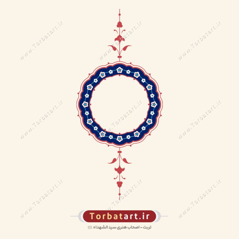 وکتور مدور تزئینی اسلیمی