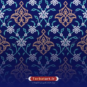 وکتور پترن اسلیمی گلدار