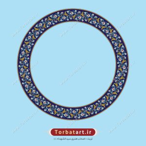 طرح وکتور اسلیمی مدور