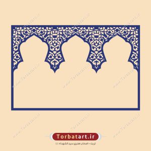 طاق اسلامی با نقش گل