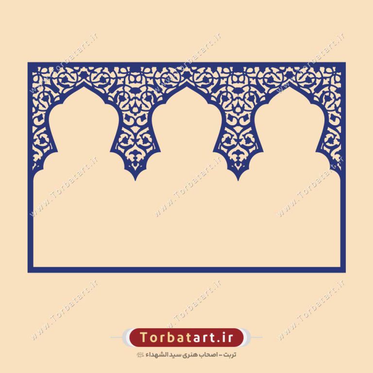 طاق اسلامی با نقش گل