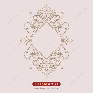 وکتور قاب تزئینی