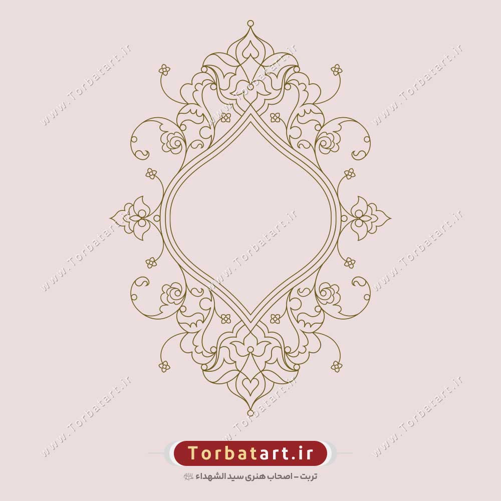 وکتور قاب تزئینی