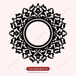 وکتور نقش مدور اسلیمی