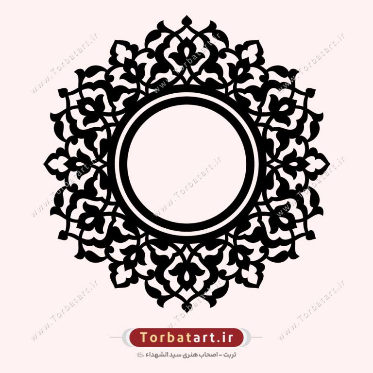 وکتور نقش مدور اسلیمی (3عدد)