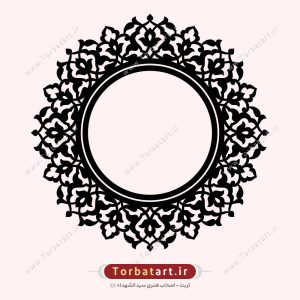 وکتور نقش مدور اسلیمی 2
