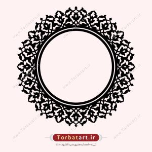 وکتور نقش مدور اسلیمی 3