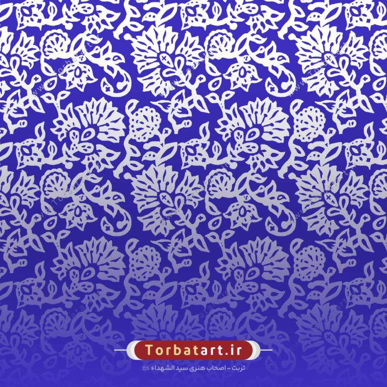وکتور اسلیمی پترن گل و بوته
