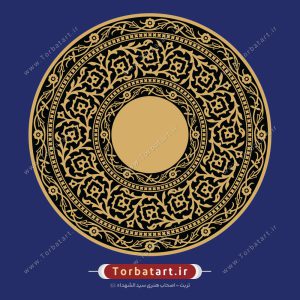 وکتور کادر اسلیمی مدور