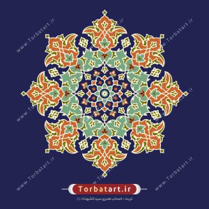 وکتور شمسه تذهیب