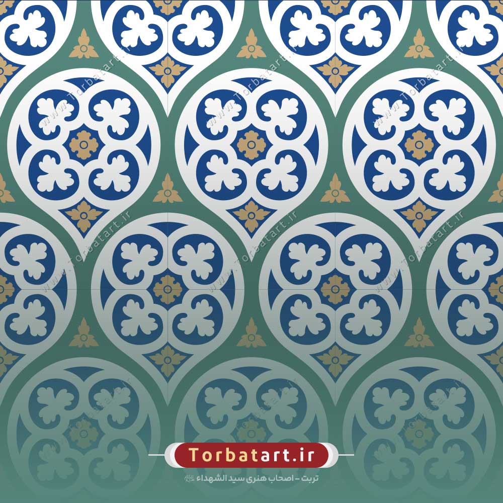 پترن اسلیمی گلدار
