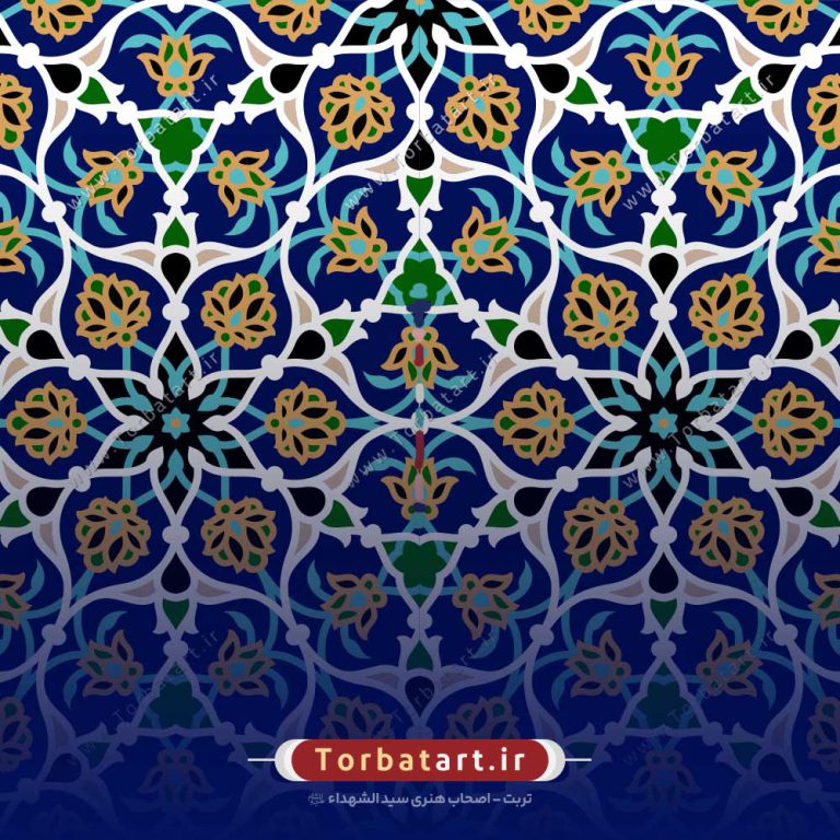 پترن اسلیمی تزئین مسجد