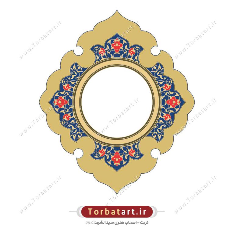 وکتور طرح اسلیمی ترنج