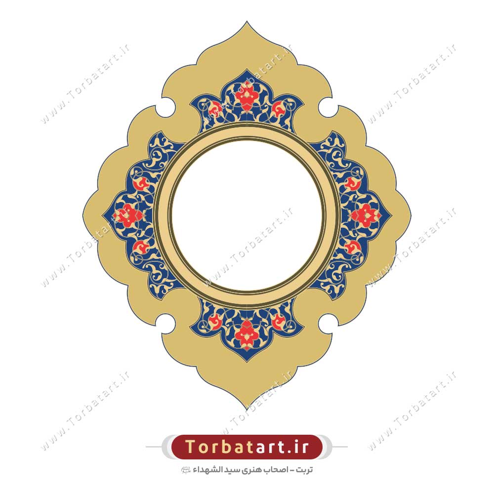 وکتور طرح اسلیمی ترنج