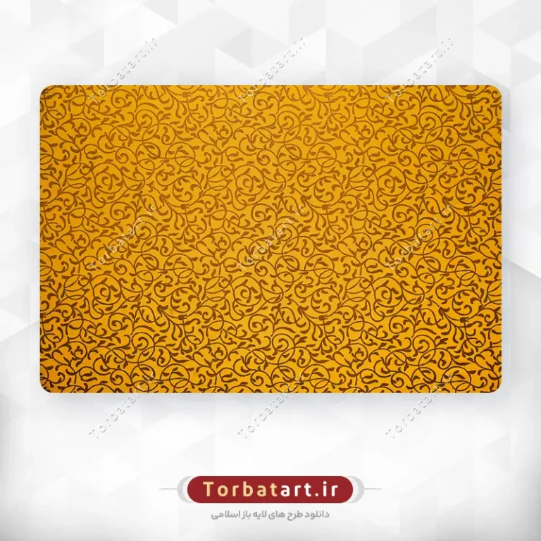 تکسچر نقوش تزئینی گل و بوته بر روی پارچه