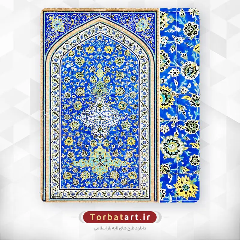 عکس کاشی کاری اسلامی مسجد