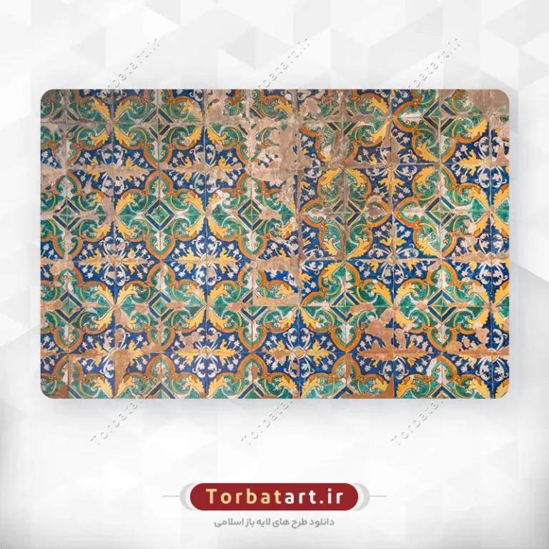 عکس کاشی کاری قدیمی در کشور اسپانیا