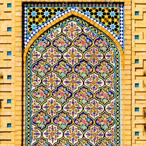 عکس کاشی کاری قدیمی و سنتی ایرانی (2)