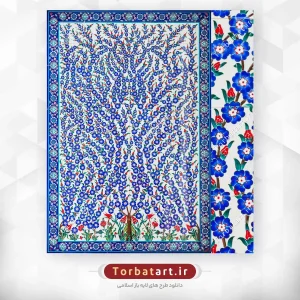 عکس کاشی کاری مسجد شیخ زاید در امارات