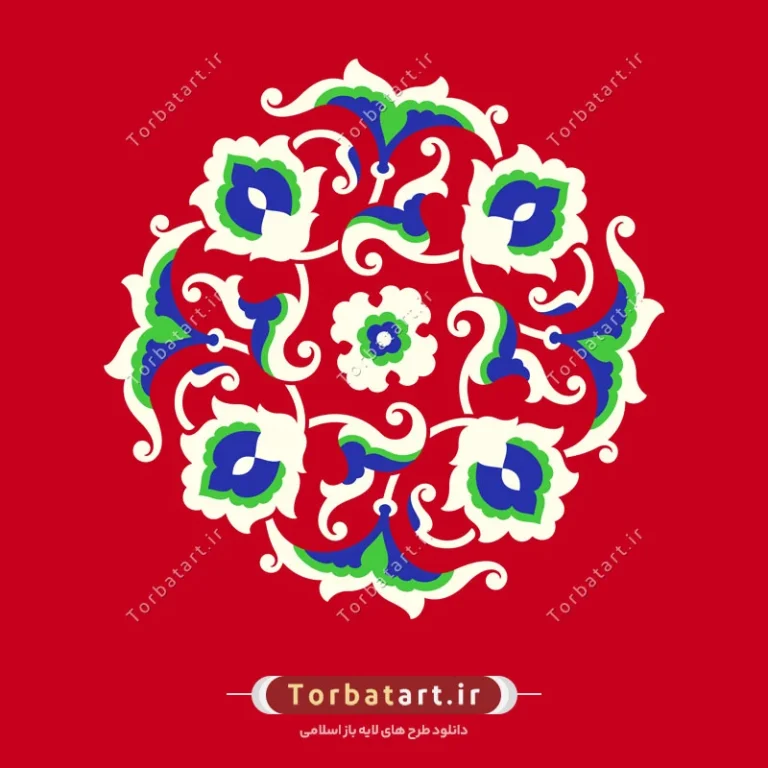 نقش گل و بوته اسلیمی ایرانی