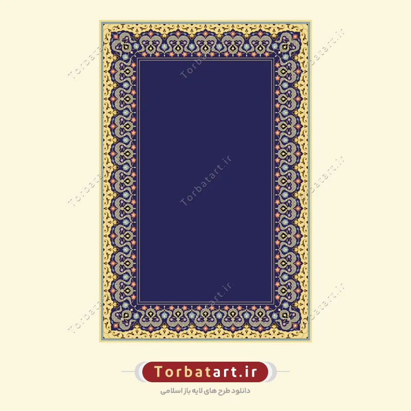 وکتور قاب تذهیب