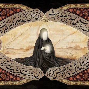طرح با کیفیت کتیبه حضرت رباب سلام الله علیها