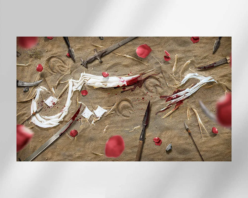 طرح با کیفیت کتیبه عاشورا
