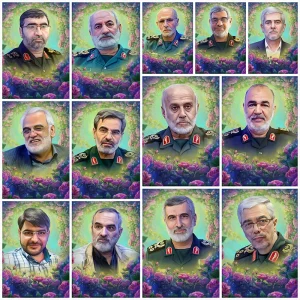 مجموعه پوستر شهدای حملات تروریستی رژیم غاصب صهیونیستی