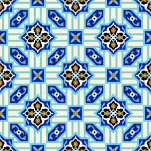 طرح کاشی کاری اسلامی