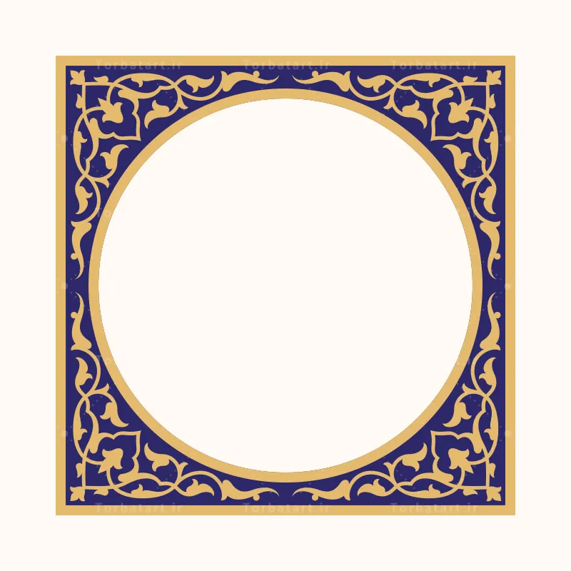 قاب تزئینی اسلیمی