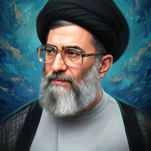 تصویر سازی شهید آیت الله خامنه ای
