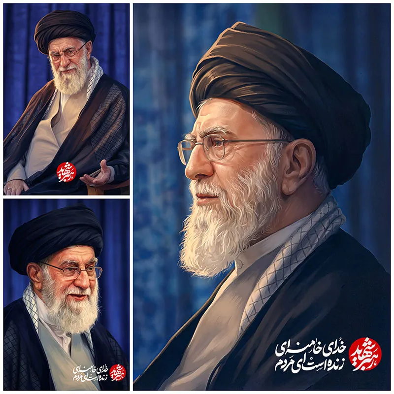 مجموعه پوسترهای رهبر شهید