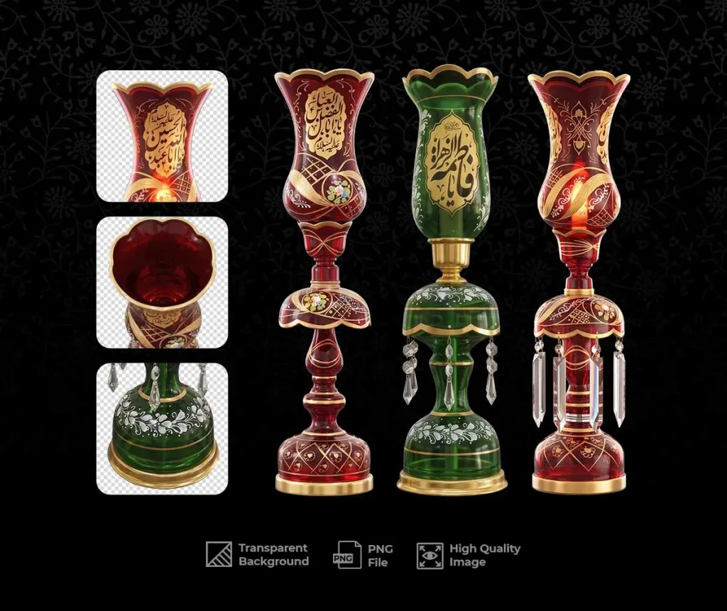 مجموعه تصاویر با کیفیت چراغ لاله مذهبی